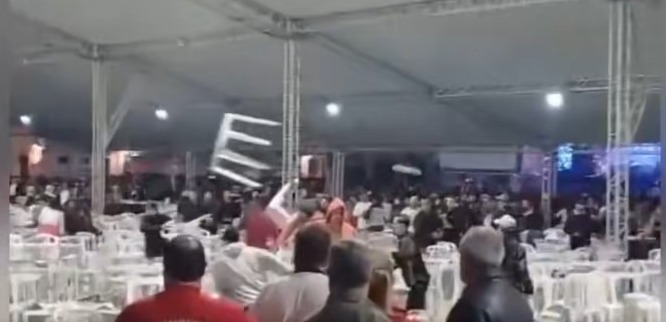 confusão Festa da Tainha