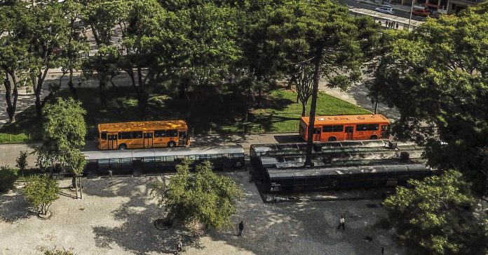 integração temporal ônibus Praça Rui Barbosa
