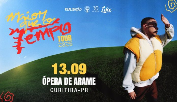 Teto chega a Curitiba com a primeira turnê da carreira