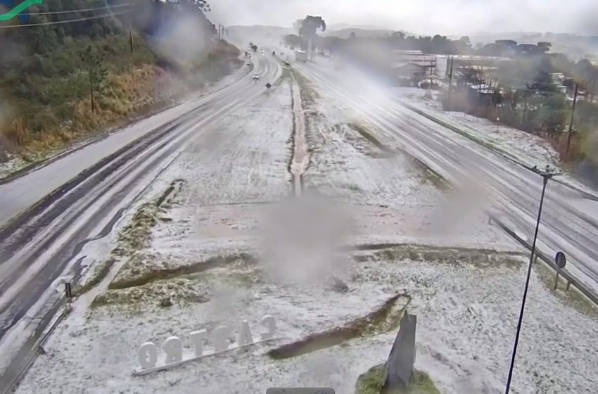 chuva de granizo Paraná