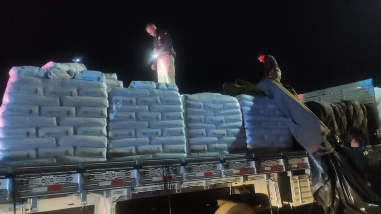 caminhão com maconha Paraná