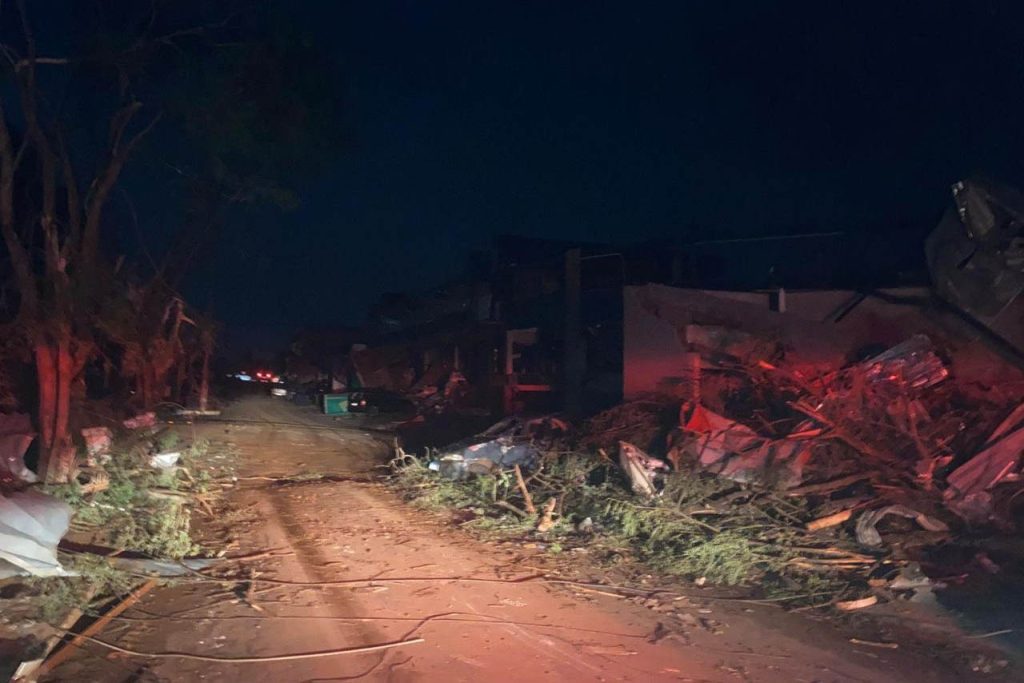 tornado em Rio Bonito do Iguaçu